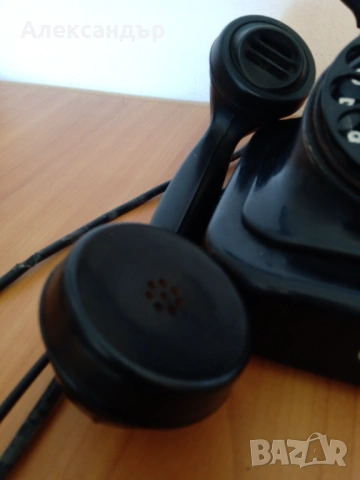 Ретро телефон работещ, снимка 8 - Антикварни и старинни предмети - 53915745