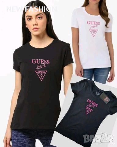 Дамски Памучни Тениски GUESS , снимка 1 - Тениски - 46771501