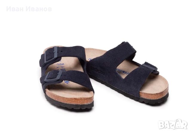 Мъжки Чехли Комфорт BIRKENSTOCK - 1020732 ARIZONA SFB-VL MIDNIGHT  номер 40, снимка 8 - Мъжки чехли - 46561466