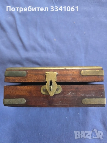 Антикварна дървена кутия , снимка 2 - Антикварни и старинни предмети - 53697620