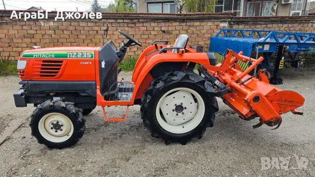 Японски трактор Hitachi NZ235 (Kubota GT23) с фреза, 4x4, 23 кс., АграБГ Джолев, снимка 2 - Селскостопанска техника - 49810258