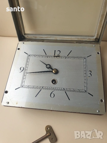 Винтиж механичен часовник Smiths., снимка 3 - Антикварни и старинни предмети - 53243502