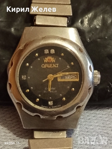 Марков дамски часовник ORIENT CRISTAL работи за КОЛЕКЦИЯ 51472, снимка 5 - Дамски - 52377387