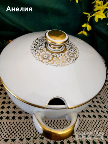 Eschenbach Bavaria съдове със златна огърлица , снимка 5 - Чинии - 53120819