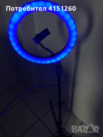 LED ring лампа с трипод , снимка 4 - Лед осветление - 48790118