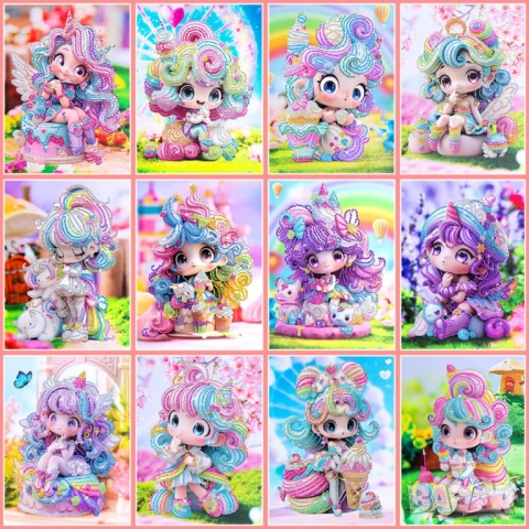 Детски диамантени гоблени с принцеси  , снимка 14 - Игри и пъзели - 52149819