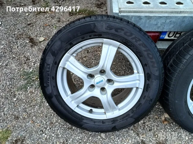 Алуминиеви джанти ALUTEC 18'' 5x112+ ЗИМНИ ГУМИ Pirelli 225/55/18 за Mercedes, снимка 8 - Гуми и джанти - 47944493