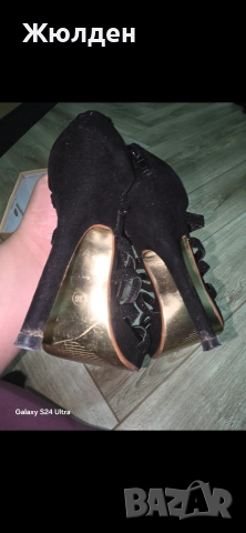 дамски обувки на ток, снимка 3 - Дамски обувки на ток - 52860259