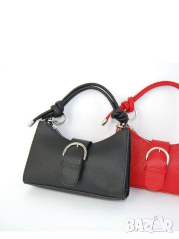 Малка дамска кожена чанта с цип, голямо разнообразие от цветове, снимка 9 - Чанти - 46097176