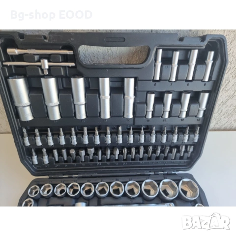 Професионален комплект инструменти 108 части KRAFTROYAL от хром-ванадий, куфар, снимка 3 - Други инструменти - 54090997