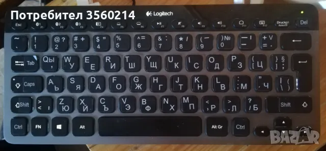 Bluetooth клавиатура Logitech K810, снимка 2 - Клавиатури и мишки - 47862289