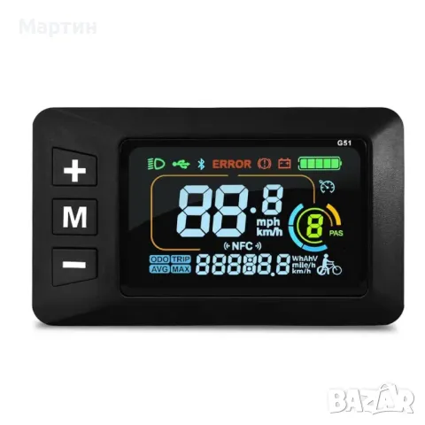 Контролер 24/36V/48V 250W/350W със цветен дисплей G51, снимка 6 - Друга електроника - 48779626