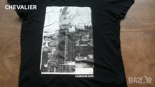 CALVIN CLEIN JEANS T-Shirt Размер M мъжка тениска 45-66, снимка 3 - Тениски - 49865080