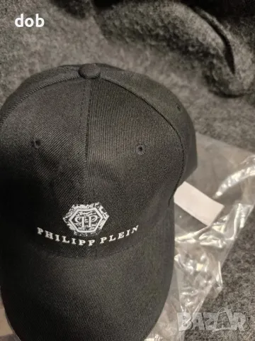  Нова шапка с козирка Philipp Plein тип бейзболна, снимка 7 - Шапки - 48614243