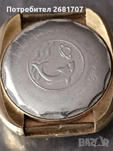 позлатен часовник Enicar, снимка 3 - Мъжки - 54240046