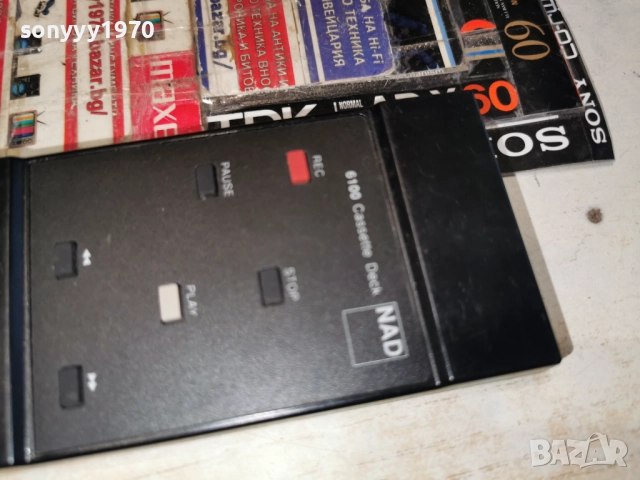 NAD 6100 CASSETTE DECK REMOTE CONTROL-SWISS 2512250947, снимка 4 - Декове - 52895641