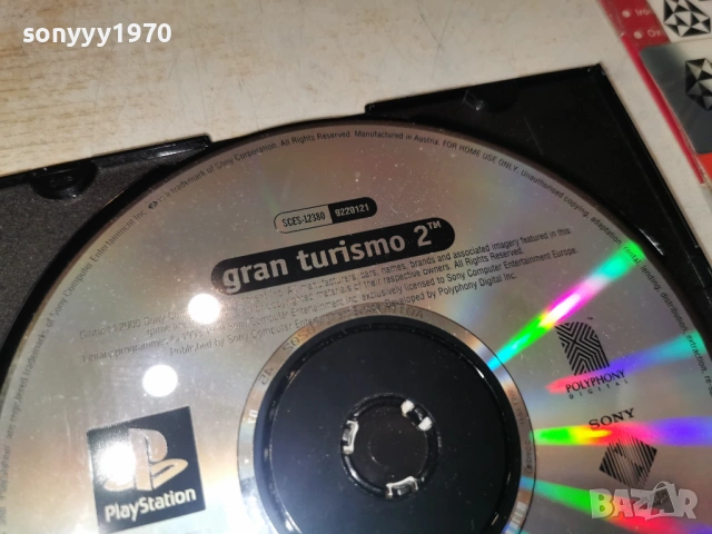SONY PS GRAN TURISMO 2 GAME 1904261004H1E3R, снимка 5 - Игри за PlayStation - 54242377