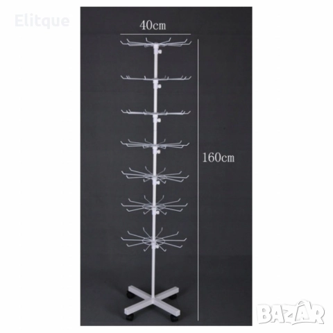 Метален въртящ се стелаж – практично и стилно решение за съхранение, снимка 4 - Други стоки за дома - 52596869