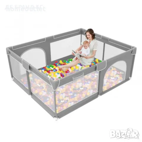 Детска кошара за игра 180 x 150см, BABY PLAYPEN X0021, снимка 1 - Кошарки - 47364011