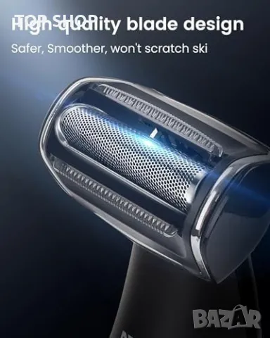 Нова Безжична Самобръсначка Мъжка NUBACK Мощна и Водоустойчива за тяло гръб, снимка 3 - Електрически самобръсначки - 49970909