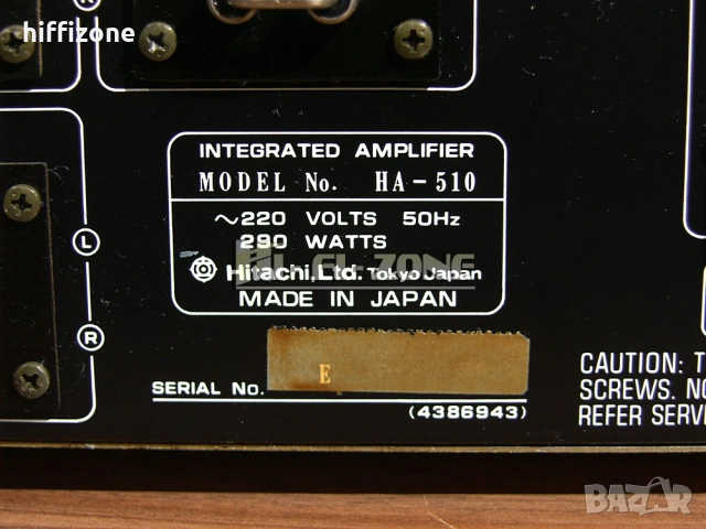 Усилвател  Hitachi ha-510 , снимка 9 - Ресийвъри, усилватели, смесителни пултове - 53693690