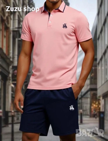 Мъжки комплект тениска и къси панталони, снимка 5 - Къси панталони - 50807627
