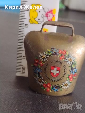 Стара хлопка,камбана сувенир от Швейцария за КОЛЕКЦИОНЕРИ 39700, снимка 7 - Други ценни предмети - 45384523
