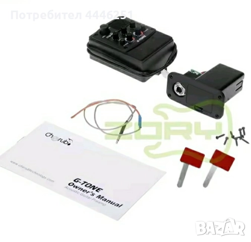 Предусилвател за акустична китара-Cherub GT-6, снимка 2 - Китари - 52906311