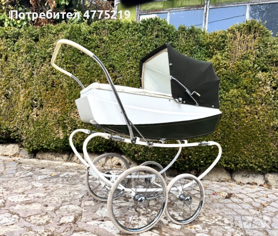 Silver Cross Freeway 1960s - винтидж бебешка количка, класика, снимка 13 - Детски колички - 53948687