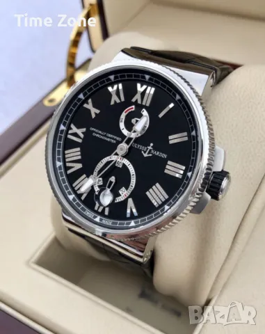 Ulysse Nardin Maxi Marine 45mm Power Reserve Steel Black Dial Automatic Различни Варианти, снимка 5 - Мъжки - 47999379