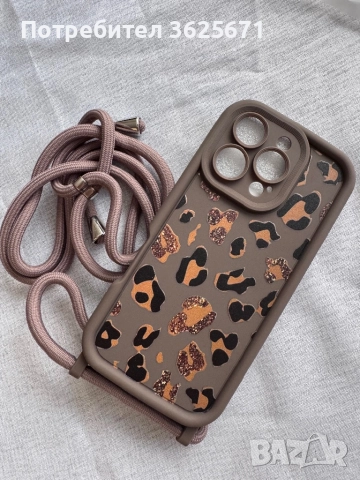 Гръб/кейс с каишка за IPhone 15 Pro, снимка 3 - Други - 51699915