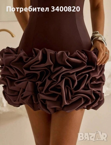 Елегантна къса рокля, снимка 2 - Рокли - 51442324