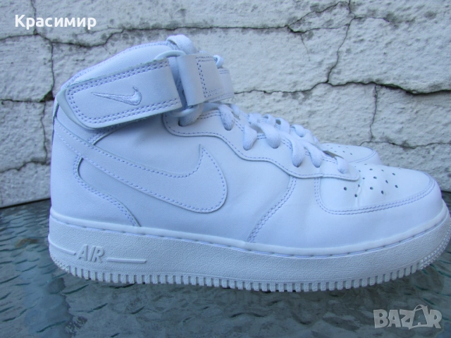 Мъжки маратоки Nike Air Force 1 Mid '07, снимка 4 - Маратонки - 52542747