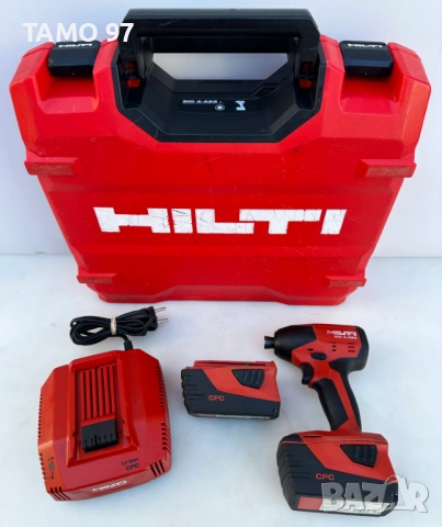 Hilti SiD 4-A22 - Безчетков акумулаторен импакт драйв 2x22V 5.2Ah 2023