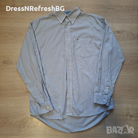 Мъжка раирана риза Tommy Hilfiger, размер L