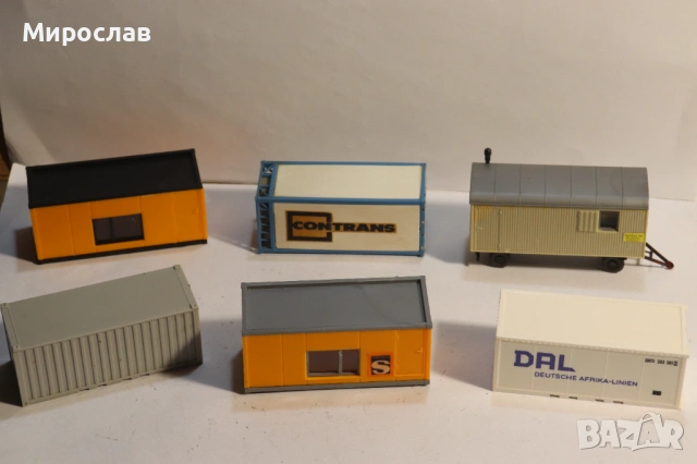 WIKING HERPA KIBRI H0 1/87 ФУРГОН КОНТЕЙНЕР МОДЕЛ ЛОТ 6 БР