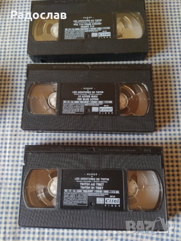 Tintin видеокасети филми Приключенията на Тинтин, снимка 3 - Приключенски - 53331398