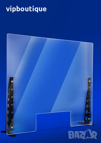 Плексигласови Предпазни Прегради, Паравани, Екрани Регулируеми с Метални Държачи, снимка 2 - Друго - 52471651