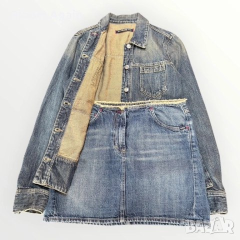 Дамско дънково яке GAS, снимка 3 - Якета - 52102836