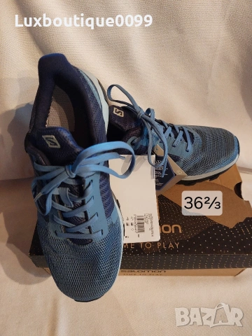 Нови детски туристически маратонки Salomon 36⅔, снимка 2 - Маратонки - 54137964