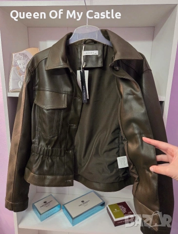 Разкошно кожено яке , снимка 3 - Якета - 53660708