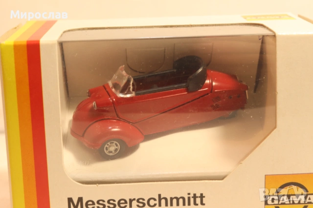 1:43 GAMA MESSERSCHMITT КОЛИЧКА МОДЕЛ, снимка 2 - Колекции - 54114228