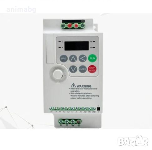 ANIMABG Честотен инвертор Zuked, VFD, 220V на 380V, 1.5 kW, снимка 4 - Друга електроника - 45595128