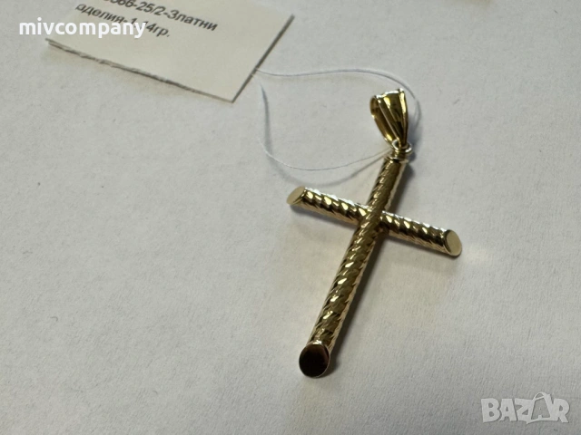 Златна висулка(кръст) 1.14гр., снимка 5 - Колиета, медальони, синджири - 53166298