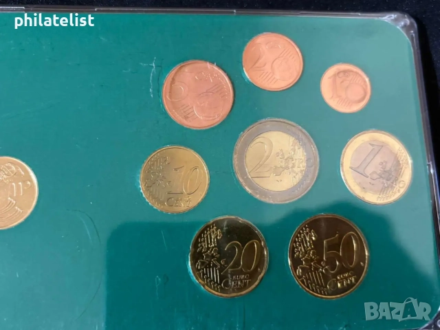 Ирландия 2002 - Евро сет - комплектна серия от 1 цент до 2 евро + 1 пени 1998, снимка 4 - Нумизматика и бонистика - 52022224