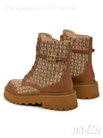 Кафеви нови боти Lui Jo 39 номер , снимка 2 - Дамски боти - 52955888