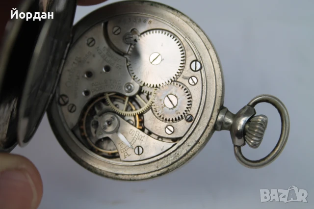 Швейцарски джобен часовник ''Omega'' , снимка 9 - Джобни - 50448037