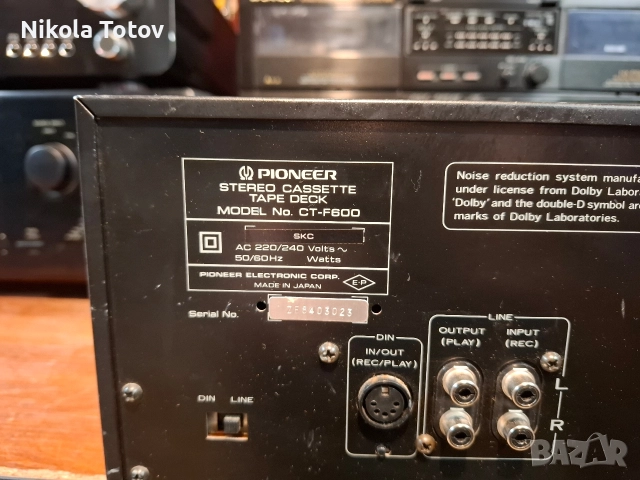 Продава се двуглав дек Pioneer CT-F600. , снимка 7 - Декове - 52658191