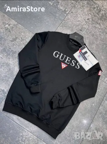 Мъжки блузи GUESS 100% памук, снимка 1 - Блузи - 48826715