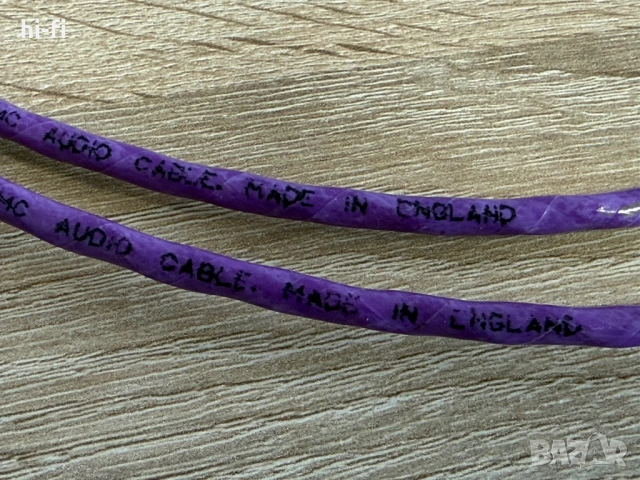 Sonic Link Ultra Violet (Black Rhodium) RCA / Аудио кабели, снимка 9 - Ресийвъри, усилватели, смесителни пултове - 53610505